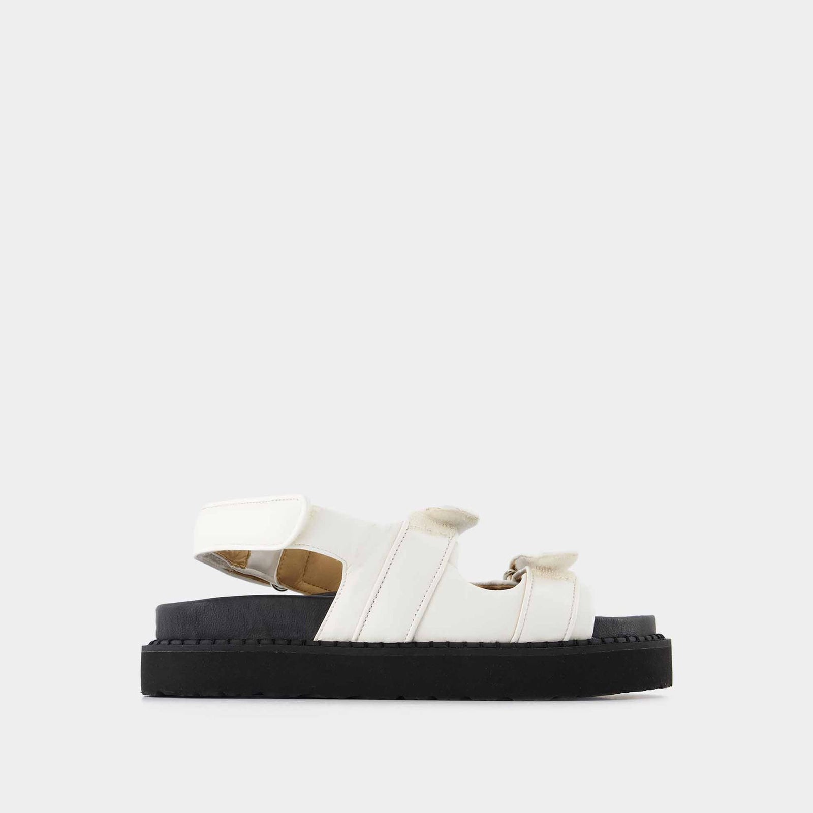 サンダル・ミュール Madee-Gb Sandals - Isabel Marant - White - Leather Isabel Marant OUTLET | Madee-Gb Sandals - Isabel Marant