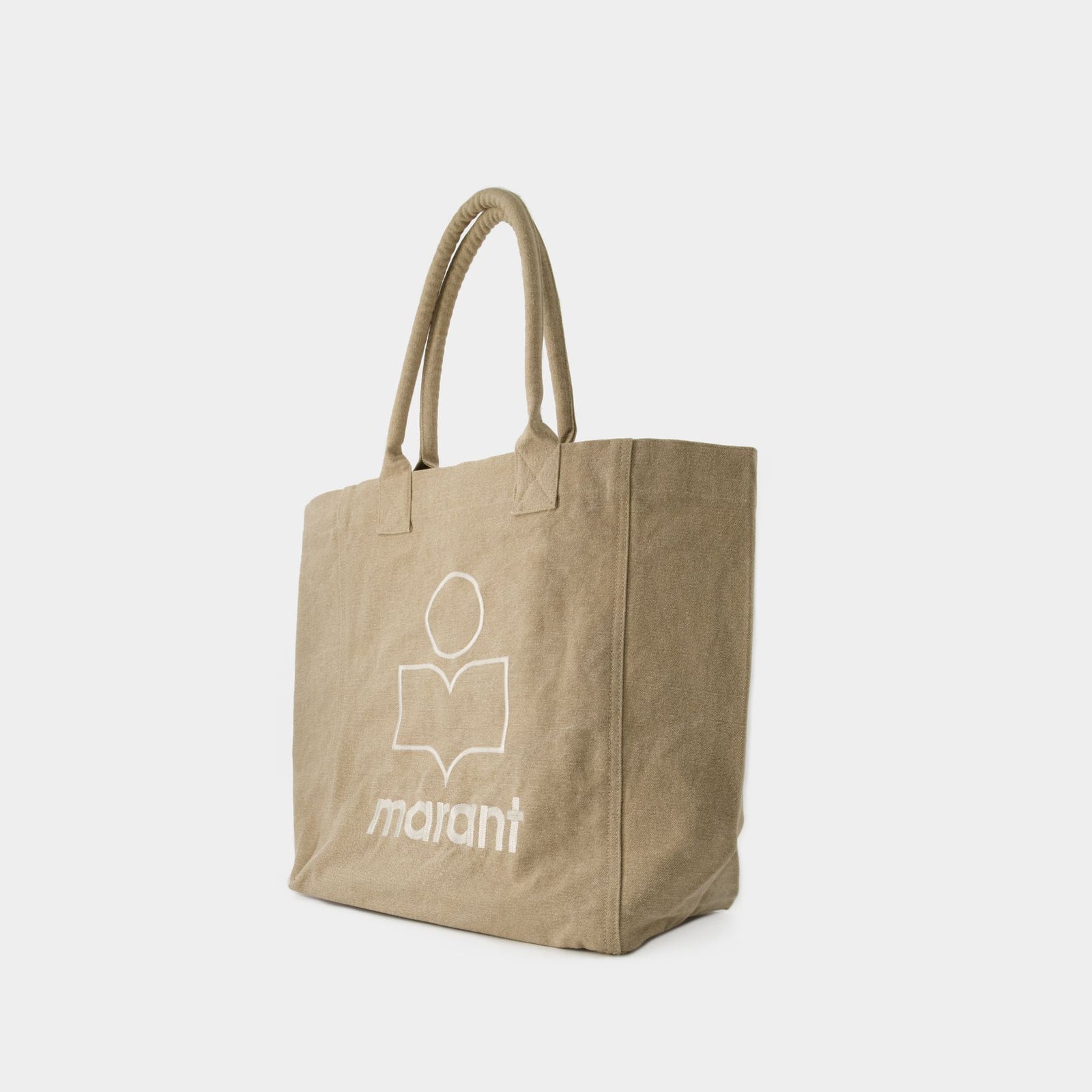 トートバッグ Yenky Gz Shopper Bag - Isabel Marant - Cotton - Khaki Yenky Gz Tote Bag - Isabel Marant - Cotton - Beige