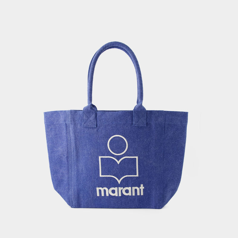 Small Yenky Shopper Bag - Isabel Marant - Cotton - Blue