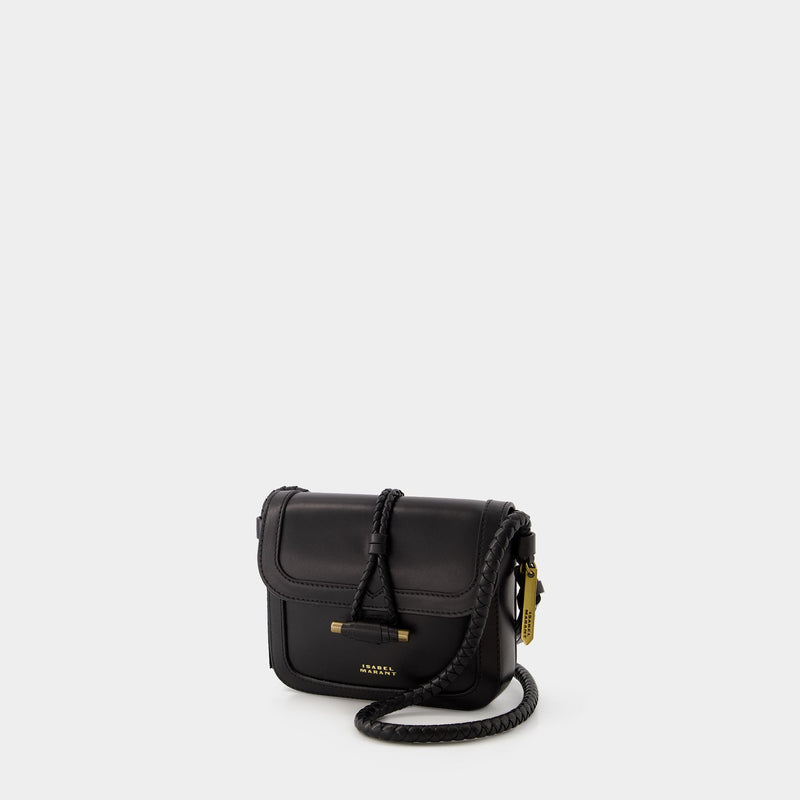 Vigo Flap Gz Crossbody Bag - Isabel Marant - Leather - Black