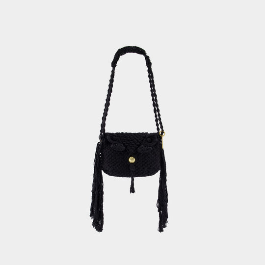 Merine-Gd Hobo Bag - Isabel Marant - Black - Cotton