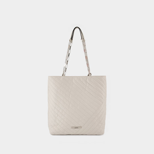 Merine N/S Hobo Bag - Isabel Marant - Chalk - Leather