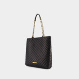 Merine N/S Hobo Bag - Isabel Marant -  Black/Gold - Leather