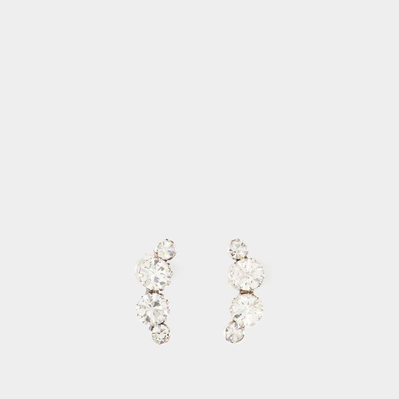 Half Long Earrings - Isabel Marant - Metal - Silver