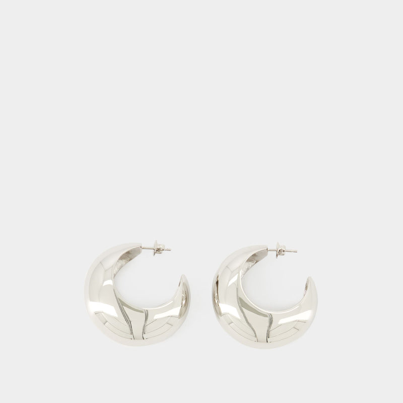 Shiny Crescent Earrings - Isabel Marant - Brass - Silver
