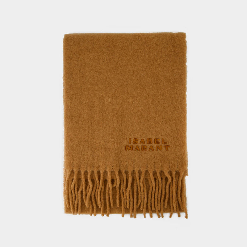 Firny Scarf - Isabel Marant - Wool - Beige