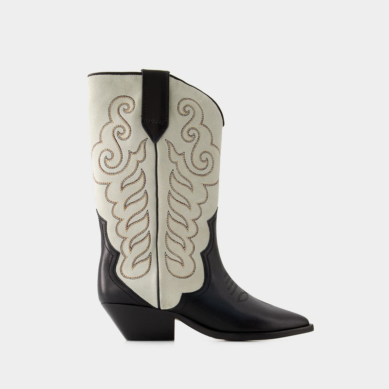 Duerto Ankle Boots - Isabel Marant - Leather - Black