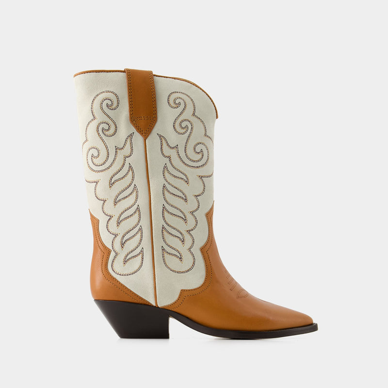 Duerto Ankle Boots - Isabel Marant - Leather - Brown