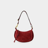 Oskan Moon Gb Crossbody Bag - Isabel Marant - Leather - Rosewood