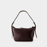 Leyden Shoulder Bag - Isabel Marant - Leather - Burgundy