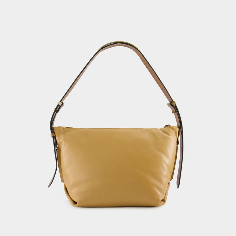 Leyden Shoulder Bag - Isabel Marant - Leather - Gold Beige