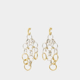 Sido Earrings - Isabel Marant - Brass - Silver/Gold