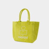 Small Yenky Shopper Bag - Isabel Marant - Cotton - Yellow