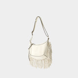 Oskan Moon Crossbody - Isabel Marant - Leather - White