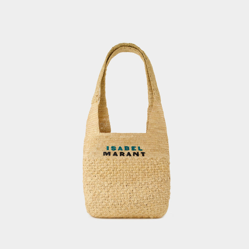 Praia Medium Shopper Bag - Isabel Marant - Raffia - Beige