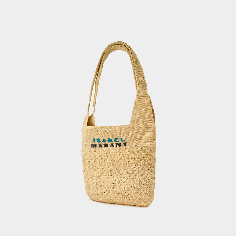 Praia Medium Shopper Bag - Isabel Marant - Raffia - Beige