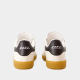 Beth Gd Sneakers - Isabel Marant - Cotton - Beige/Black