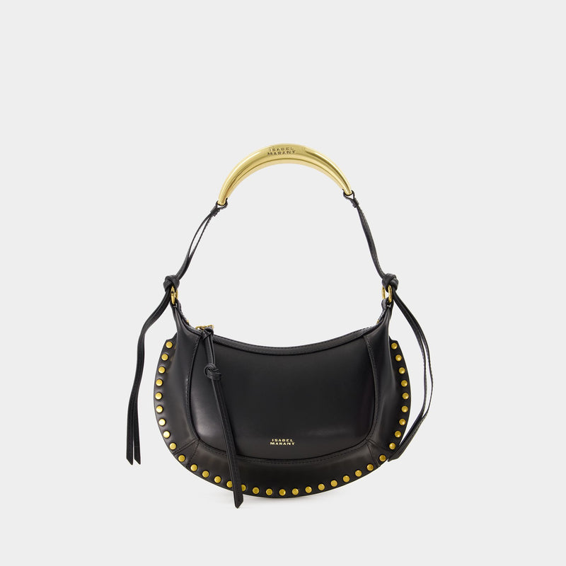 Oskan Moon Gd Shoulder Bag - Isabel Marant - Leather - Black