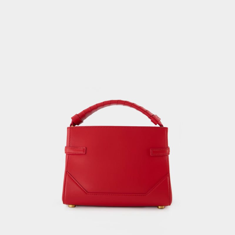 Bbuzz 22 Hobo Bag - Balmain - Red - Leather