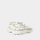 B-East Sneakers - Balmain - White - Suede