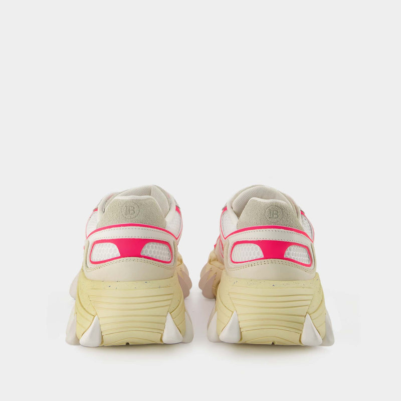 【関税込み】Balmain ベージュ＆ピンク Cosmic Dust スニーカー Beige & Pink Cosmic Dust Sneakers by Balmain on Sale
