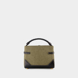 Bbuzz 22 Crossbody bag - Balmain - Canvas - Khaki