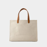 B-Army Medium Shopper Bag - Balmain - Canvas - Brown