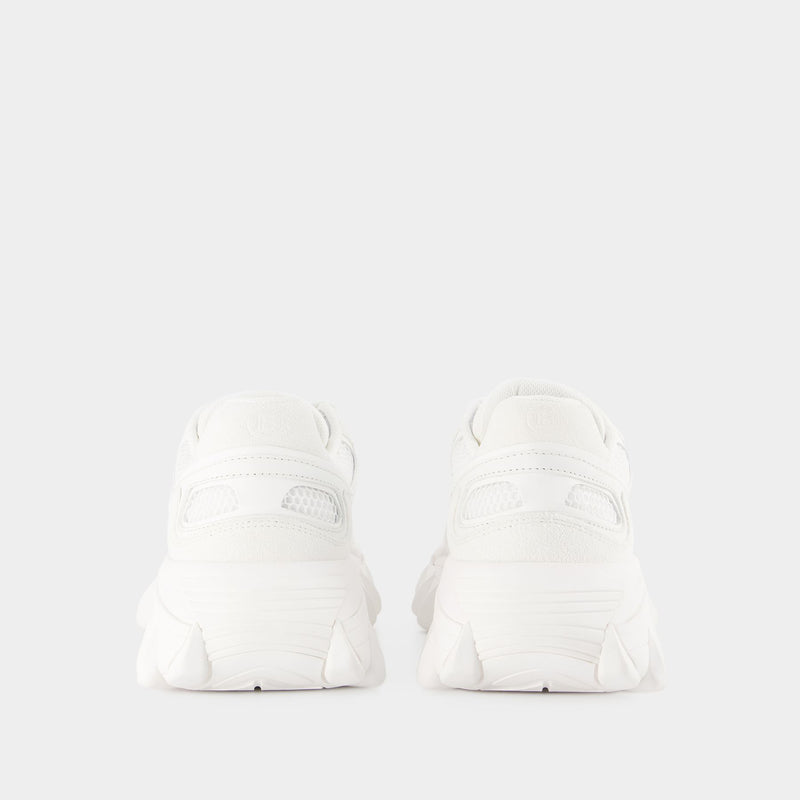 B-East Sneakers - Balmain - Leather - Optic White