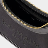 B-Army Shoulder Bag - Balmain - Leather - Black