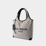 B-Army Grocery Shopper Bag - Balmain - Canvas - Black