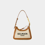 B-Army Shoulder Bag - Balmain - Canvas - Beige