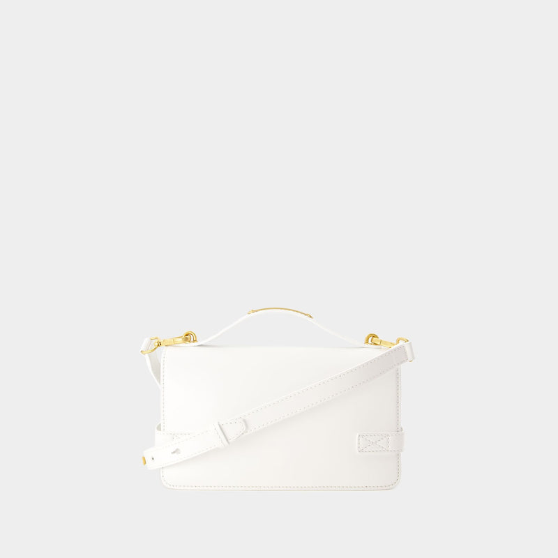 B-Buzz 24 Crossbody - Balmain - Leather - White