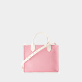B-Army Small Shopper Bag - Balmain - Canvas - Pink