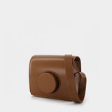 Sac Camera in Brown Leather