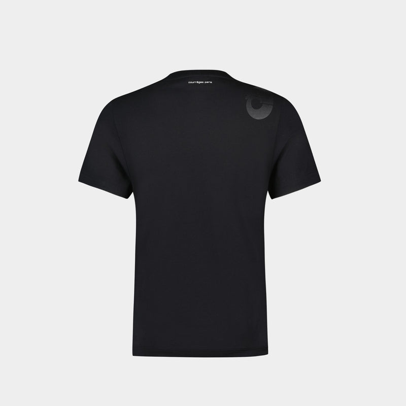 Classic Shell  T-Shirt - Courrèges -  Black - Cotton