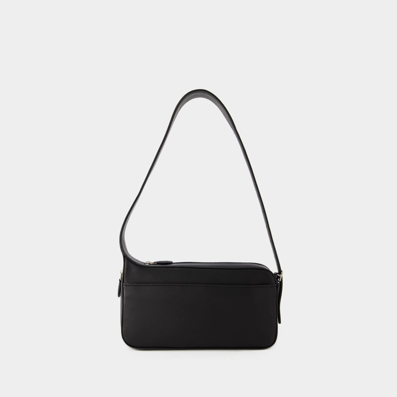 One Racer Hobo Bag - Courreges - Leather - Black