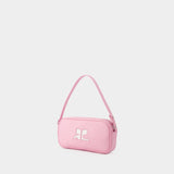 Baguette Hobo Bag - Courreges - Leather - Candy Pink