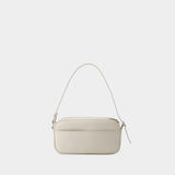 Baguette Hobo Bag - Courreges - Leather - Mastic Grey