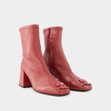 Heritage Boots - Courreges - Leather - Burgundy