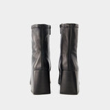 Heritage Boots - Courreges - Leather - Black
