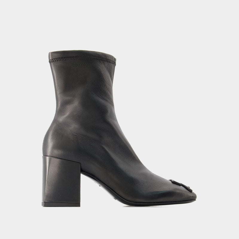 Heritage Boots - Courreges - Leather - Black