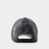 Signature Vinyle Cap - Courreges - Vinyl - Steel Grey