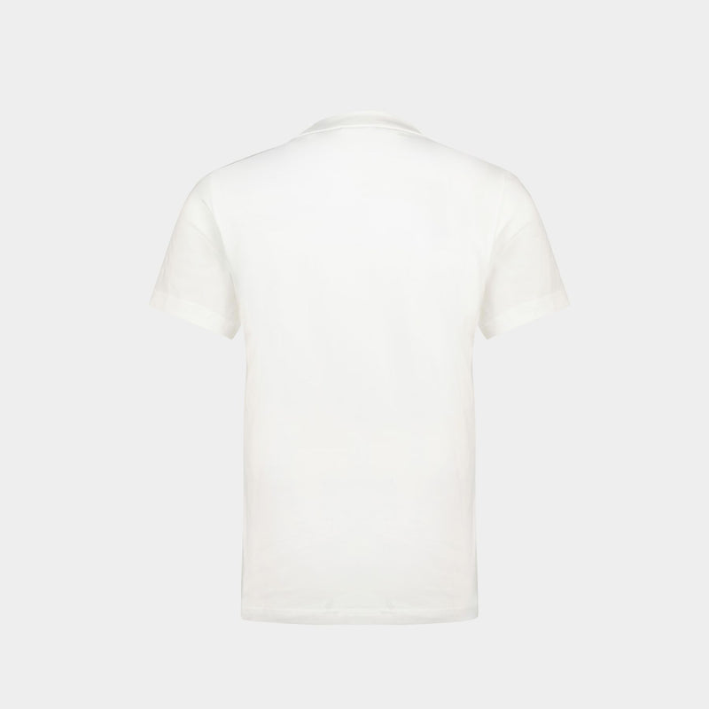 AC Straight T-Shirt - Courreges - Cotton - Heritage White