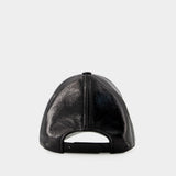 Réedition Vinyl Cap - Courreges - Cotton - Black