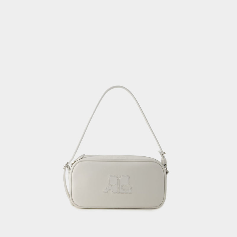 Réedition Baguette Bag - Courreges - Leather - Heritage White