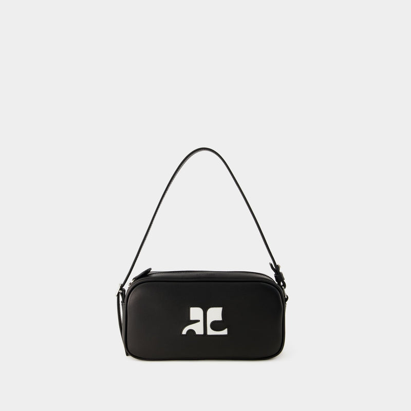 Réedition Baguette Bag - Courreges - Leather - Black