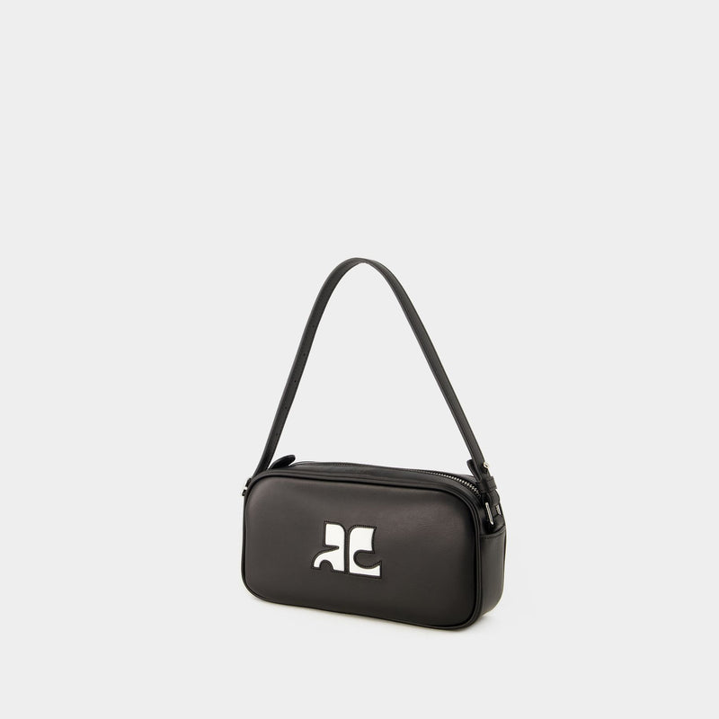 Réedition Baguette Bag - Courreges - Leather - Black