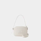 Réedition Camera Bag - Courreges - Leather - Heritage White