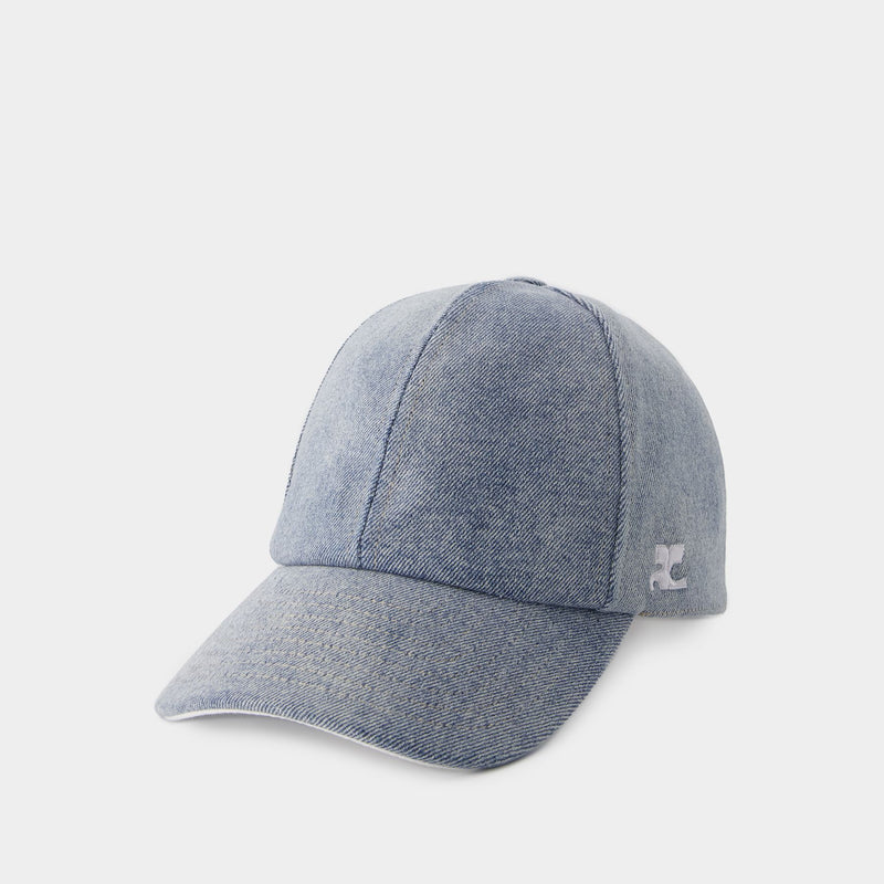 Signature Cap - Courreges - Denim - Blue