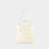 Heritage Shopper Bag - Courreges - Leather - Grey